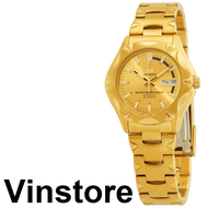 [Vinstore] Seiko 5 Sports SNZ450J1 Japan Made Gold Tone Stainless Steel Gold Dial Men Watch SNZ450 SNZ450J