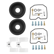 ⭐ HD-423 ⭐ 2X For Vulcan 500 EN500 EN 500 Carburetor Repair Kit Plunger Diaphragm