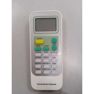 AIRCOND HISENSE MULTI REMOTE CONTROL