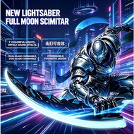Kids 7 Color Glow Lightsaber Double Swords Combined Type Cool Flashing Light Sword Simulation Warrio