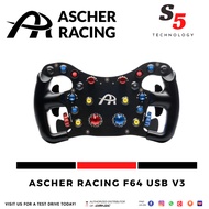 Ascher Racing F64 USB V3 / ascher racing formula wheel / ascher racing / sim racing / esports