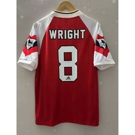 High-quality 1992/93 Arsenal WRIGHT #8 home retro jersey