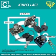 Drawer Lock 101 16mm 181 18mm Drawer Lock