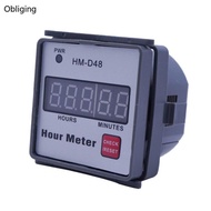 BLING 0‑999 99h Hour Meter for Lawn Mower Generator Motor Equipment Hour Meter Gauge