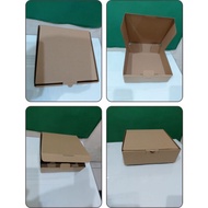E Flute Box (Corrugated) Size 22 x 22 x 7 Pizza Box