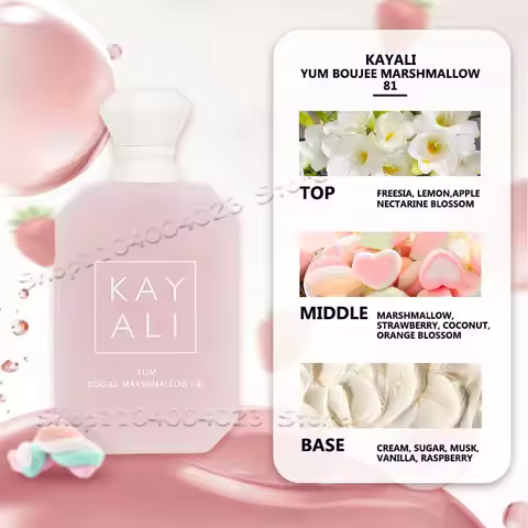 100ML KAYALI 81 Perfume Kayali Yum Boujee Marshmallow Eau de Parfum For Unisex Original Arabic Perfu