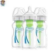 Dr. Brown's - Dr. Brown's Options+ 寬口防脹氣嬰兒奶瓶 270ml - 3 件裝（平行進口）