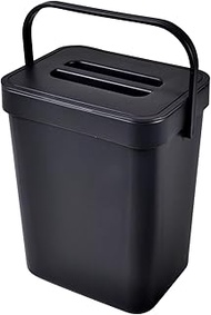 Homéa, 3 Litre Plastic Hanging Compost Bin 16 x 12 x 20 cm Anthracite