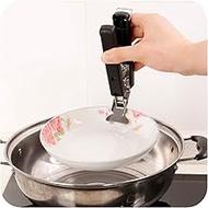 ZYHW Bowl Clip Gripper Clips Retriever Tongs for Lifting Hot Dishs Bowl Pot Pan Plate from Instant Pot Microwave Oven Air Fryer Black 1PCS