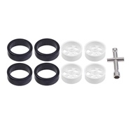 K969-01 K969-02 Wheel Rim Hub with Tire for Wltoys K969 K979 K989 K999 P929 P939 1/28 RC Drift Car S