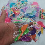 Farida Isi 20Pcs Mainan Teflon Mini Panci Mini Masak Masakan Murah Berkualitas Miniatur Set Mainan E