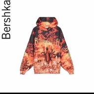 Billie eilish x bershka flame hoodie