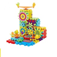 81 Pcs DIY Electric Building Blocks Bricks Gears Educational 3D Kid Funny Toys