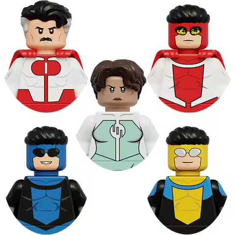 New Comic Legends Invincible Blue Suit Mark Grayson Omni Bricks For Toys Gifts New Mini Action Figur
