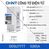 High-end Electronic Meter Tested by EVN 1 Phase CHINT DDSU777 5(80)A