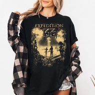 Clair Obscur Expedition 33 Fantasy RPG T-Shirt For Gamers Short Sleeves Black Round Neck Casual Can 