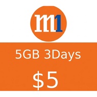 M1 Data Plan Top Up/Rechange