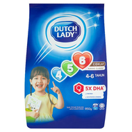 DUTCH LADY 456 Milk Susu Tepung Rumusan Kanak Kanak Plain Chocolate Honey 850G