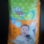 Diaper oto Baby Pants size xl contains 7