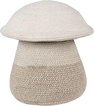 Lorena Canals Basket Mama Mushroom in Color Natural, Linen, Soil Brown for Kids Room, Play Area, Nur
