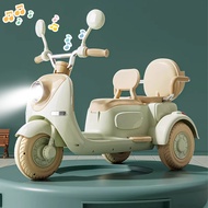 ⭐️Y&Y Kid toy shop⭐นั่งได้2คน รถมอเตอร์ไซค์เด็ก รถไฟฟ้าเด็กเล่น รุ่นใหม่ล่าสุด มีที่นั่งซ้อน/มีไฟหน้