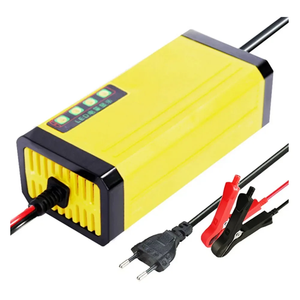Smart Battery Charger 6V 12V 2A Digital Car Battery Charger Multiple Protection Digital Battery Main
