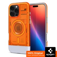 SPIGEN Case for iPhone 16 Pro Max / 16 Pro [Classic C1 MagFit] Modern Tech Case with Retro Transluce