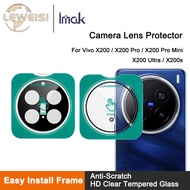 IMAK Vivo X200 Ultra Pro mini X200s 5G Camera Lens Protector, 9H Tempered Glass with Easy Install Fr