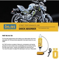 100% Original OHLINS KA 738 KA738 Kawasaki Ninja650 Ninja 650 Z650 Rear Premium Monoshock With Gas T