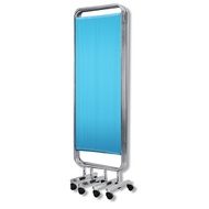HOPKIN WARD SCREEN 4 FOLD WITH BLUE CURTAIN BA-HRA-WS4