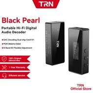 TRN Black Pearl Hi-Fi DAC Amplifier Dual CS43131 Chip 32bit/384kHz DSD256 8-Band EQ with WALK PLAY A