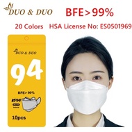 DuoDuo 4Ply KF94 Korea Design Mask BFE>99%   | Medical Mask - 10PCS