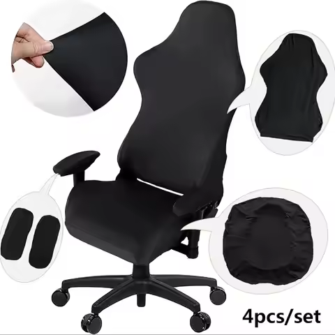 Gaming Chair Cover-Gaming Chair seat Cover 4pc/Set Gaming Chair Covers Stretchable with armrest Cove