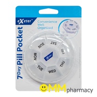 EXETER 7-Day Pocket Pill Box