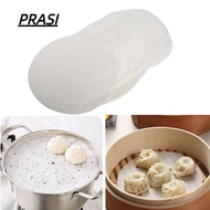 PRASI 50pcs Dim Sum Paper Cookware Eco-friendly White Cooking Tools