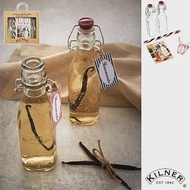 【KILNER】扣式玻璃飲料瓶禮盒0.25L-2入