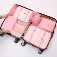 จัดส่ง 24 ชั่วโมง🚛กระเป๋าจัดระเบียบเซต 7 ชิ้น กระเป๋าจัดระเบียบกระเป๋าเดินทาง กระเป๋าเสริมเดินทางสไตล์เกาหลี คุณภาพระดับพรีเมียมพับเก็บได้ อเนกประสงค์กระเป๋าจัดระเบียบเดินทาง  Travel Organizing Bag Set