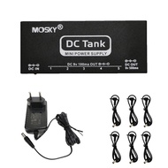 Mosky DC Tank Guitar Pedal Power Supply 6 Isolated Output for 9V Guitar Pedal Overcurrent Protected 