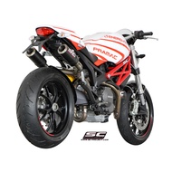SC-Project ท่อไอเสียสำหรับ DUCATI MONSTER 1100 - S (2009 - 2010) | Pair of CR-T Mufflers carbon fibe