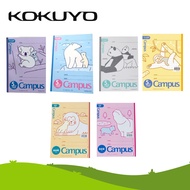 Kokuyo Campus animal Pastel Color Notebook Good Quality Paper (Grid Line/No Line)