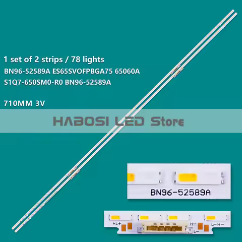 2pcs/Kit LED BN96 52589A S1Q7 650SM0 R0F QN65Q60AAF QE65Q60AAU QE65Q60AAF QE65Q70AAF QA65Q70AAW QE65
