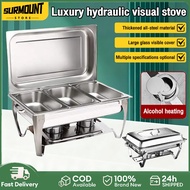 Chafing dish Food Warming Container  Buffet Pan Food Tray Buffet Stove Serving Tray Serving Catering