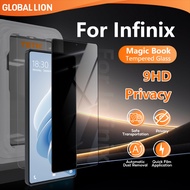 Privacy Tempered Glass For Infinix Smart9 Hot50i NOTE50PRO+ Auto-Instal HD Screen Protector