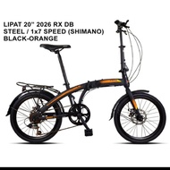 Sepeda lipat Exotic 20" 2026 RX Disc Brake