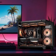 DIY AMD Ryzen 5 9600X RTX5060 Ti Gaming PC Desktop PUBG Genshin Impact GTAV COD LOL CSGO FIFA DOTA