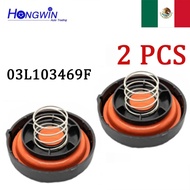 2pcs Valve Cover Membrane Diaphragm For VAG 1.6TDI, 2.0TDI, 3.0TDI 03L103469 03L103469L 059103470AL 