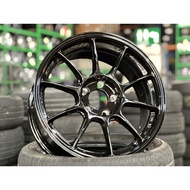 NEW 17X8J AOW TC105X Rim (set of 4) Gloss Black 5X114.3 for Civic Camry Lancer CX3 CX30 CX5 X50 X70