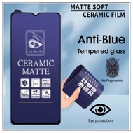 TEMPERED GLASS CERAMIC MATTE BLUE / ANTI PECAH / ANTI MINYAK FOR SAMSUNG GALAXY M62/F62