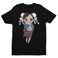 Chibi Chun Li Ultra Sf4 Premium Unisex T Shirt | Gifts For Ing Gamers
