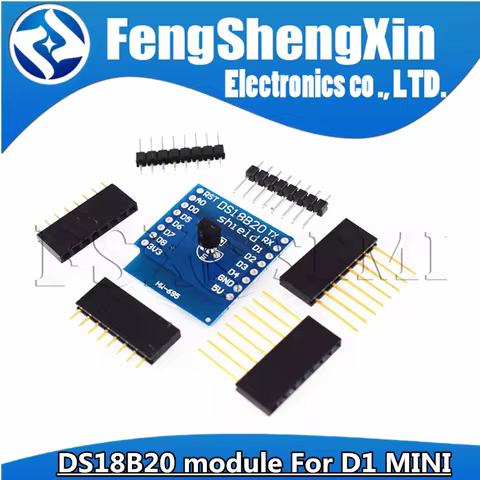 DS18B20 module For D1 MINI WIFI DS18B20 temperature measurement sensor module